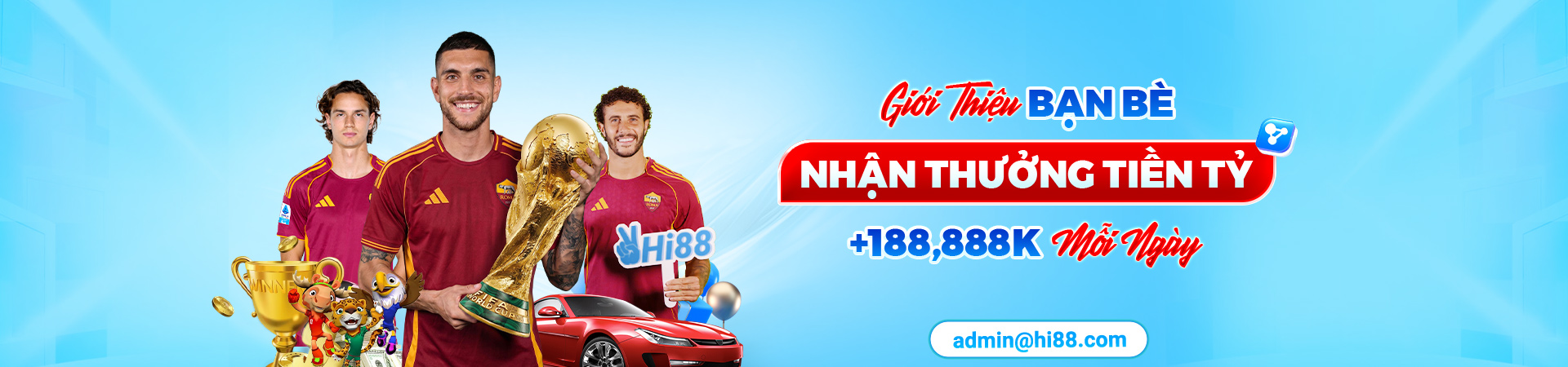 Hi88 giới thiệu nhận thưởng